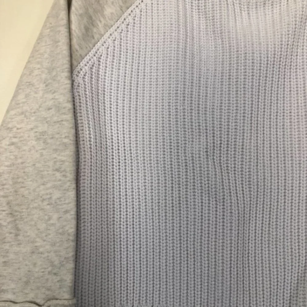 French Connection Knit Sweater- White/Gray- Size XS - Picture 6 of 6